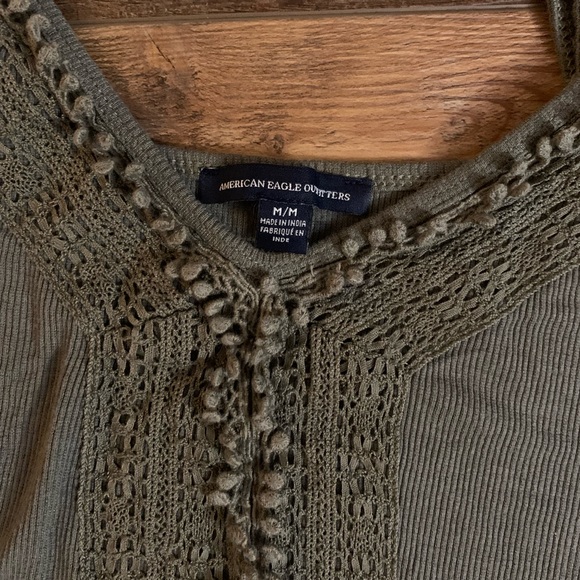 AE ribbed knit tank olive green - Picture 2 of 8